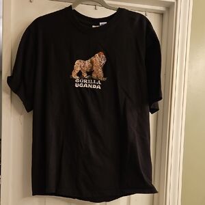 Black Gorilla Uganda Women's Short Sleeve Tee